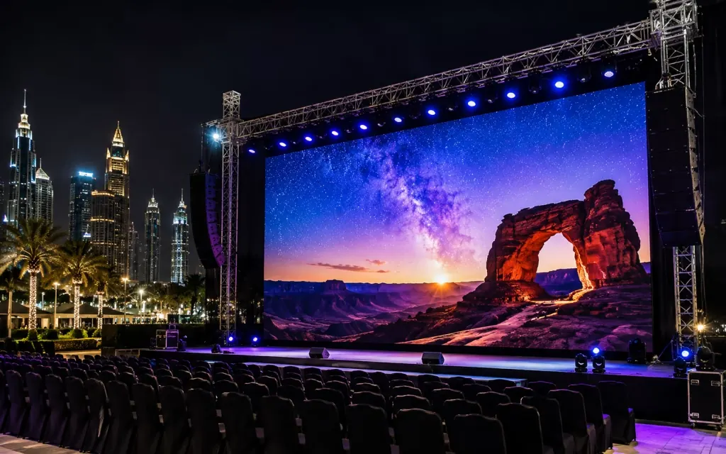 تأجير شاشات LED خارجية